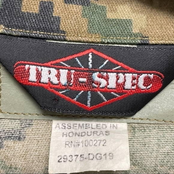 Tru-Spec Digital Camouflage Shirt Jacket Mens Camo Combat Military Sz S Regular. - Picture 6 of 11